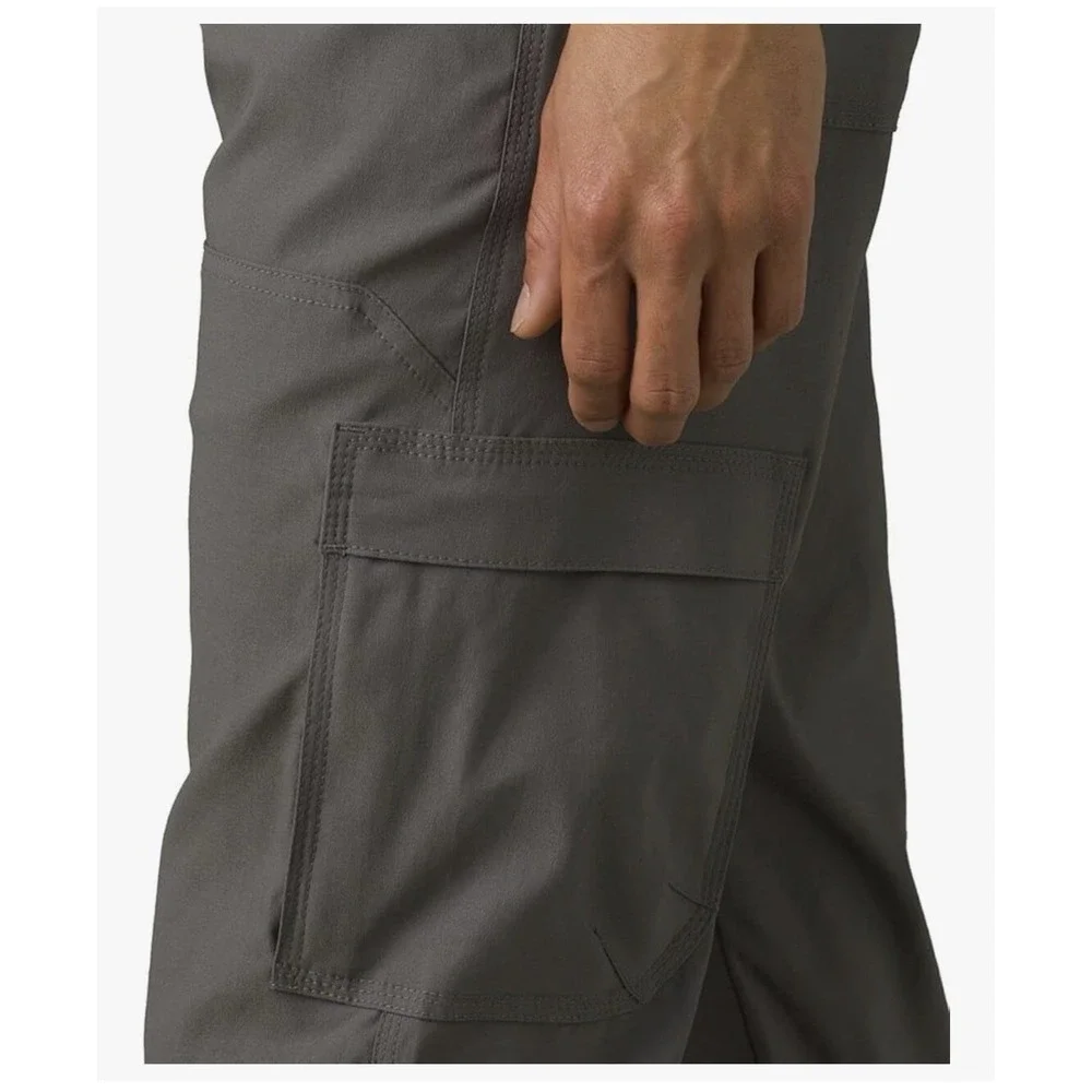 PRANA Stretch‎ Zion Pant II 35x30 Dark Iron Gray Relaxed Straight Leg Gorpcore
